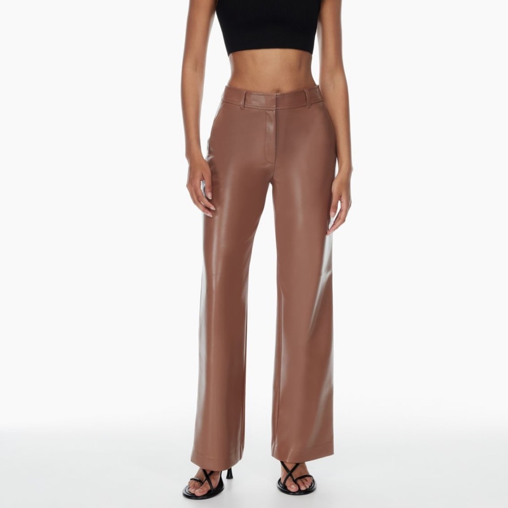 Aritzia Babaton Bazaar Pant in Epicurean Brown NWT Sz 10